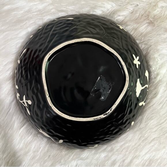 NEW Valeriano Paz Vintage Peruvian Handmade Floral Folk Art Pottery Flower Bowl - Picture 7 of 14